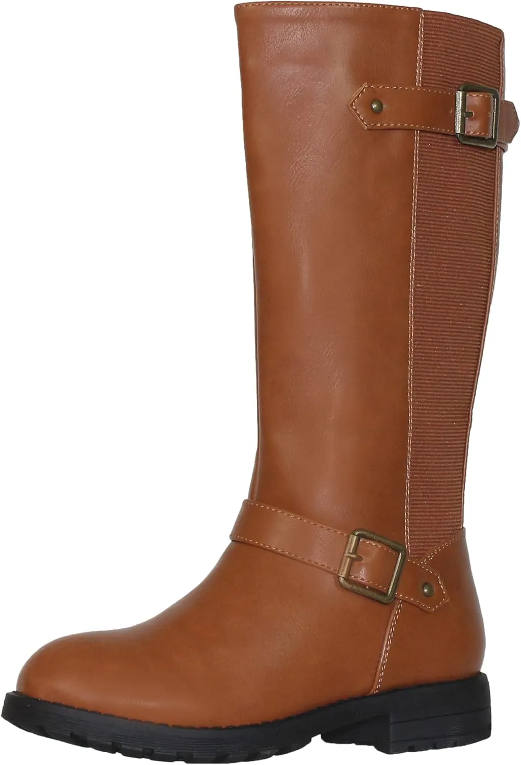 Generation Y Girl's Mid-Calf Knee-High Boots Riding Zip Closure