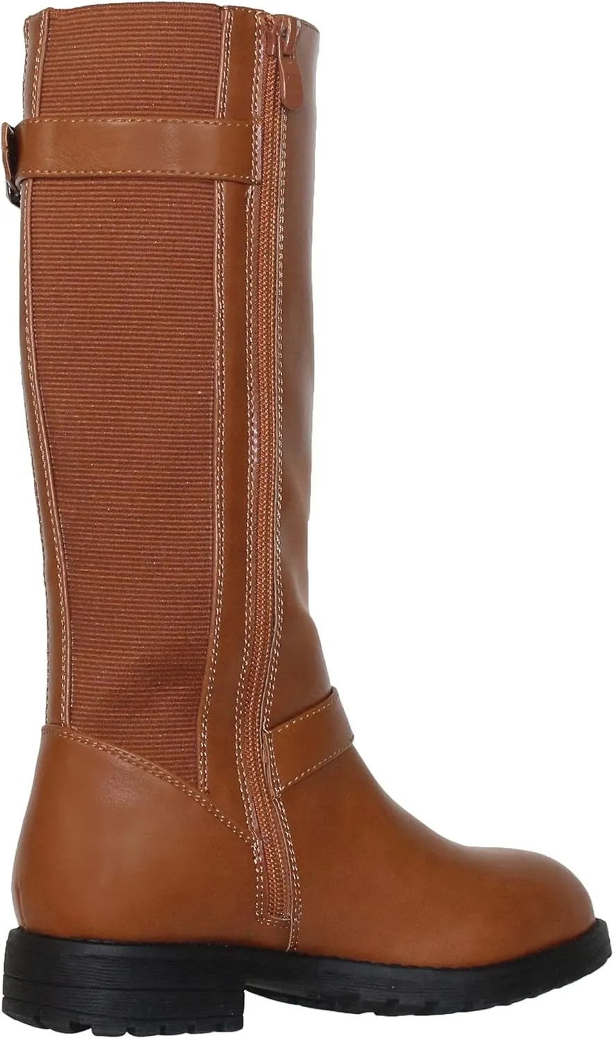 Generation Y Girl's Mid-Calf Knee-High Boots Riding Zip Closure