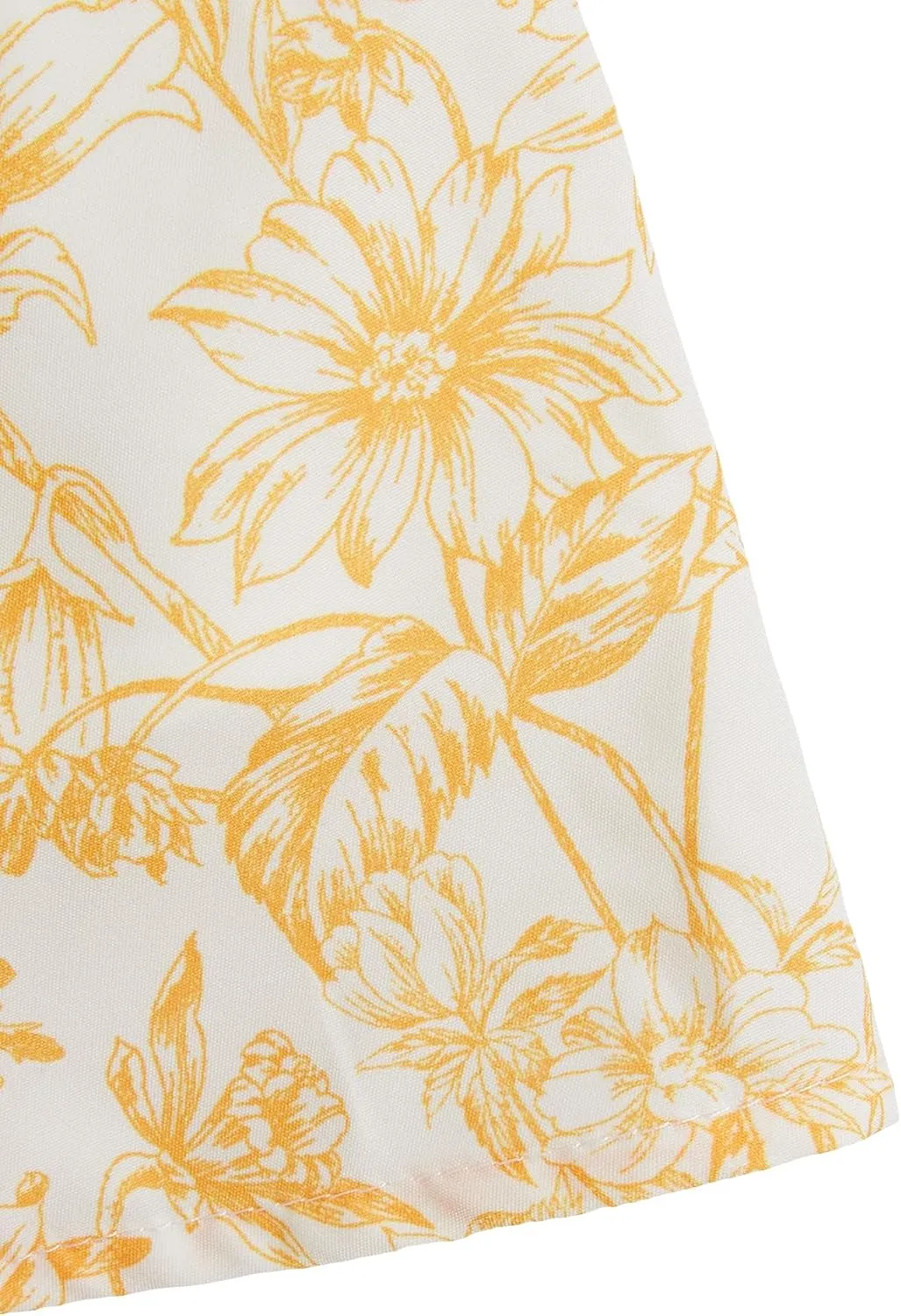 Girl's Floral Print Summer Dress Bowknot Ruched Bust A Line Cami Dress High Waist Ruffle Hem Cute Sun Dresses