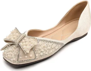 Hee grand Women Square Toe Crystals Shoes Glittering Rhinestone Wedding Dress Shoes Fashion Bridesmaid Shoes