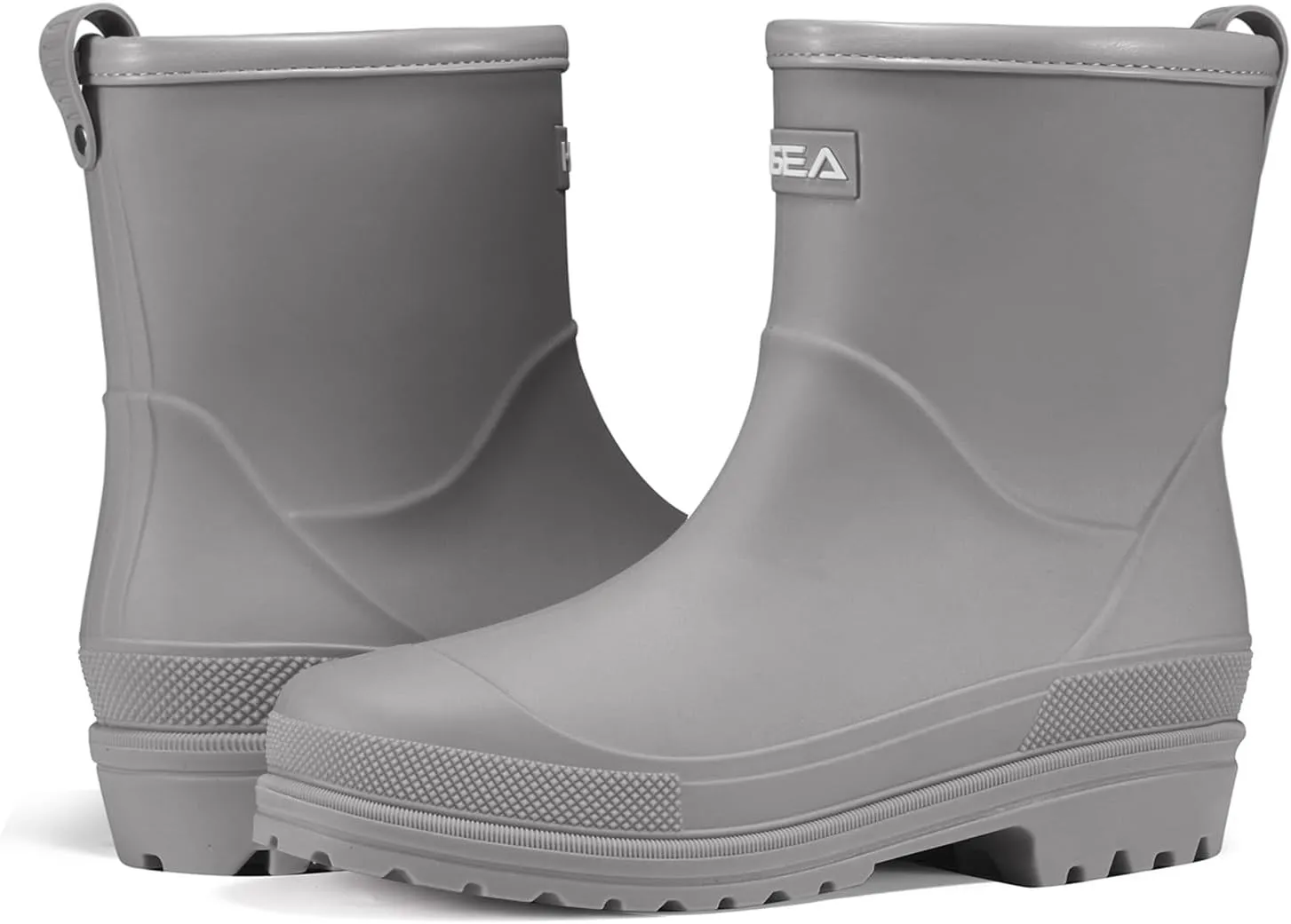 HISEA Women's Rubber Rain Boots Waterproof Short Chelsea Boots for Garden Outdoor