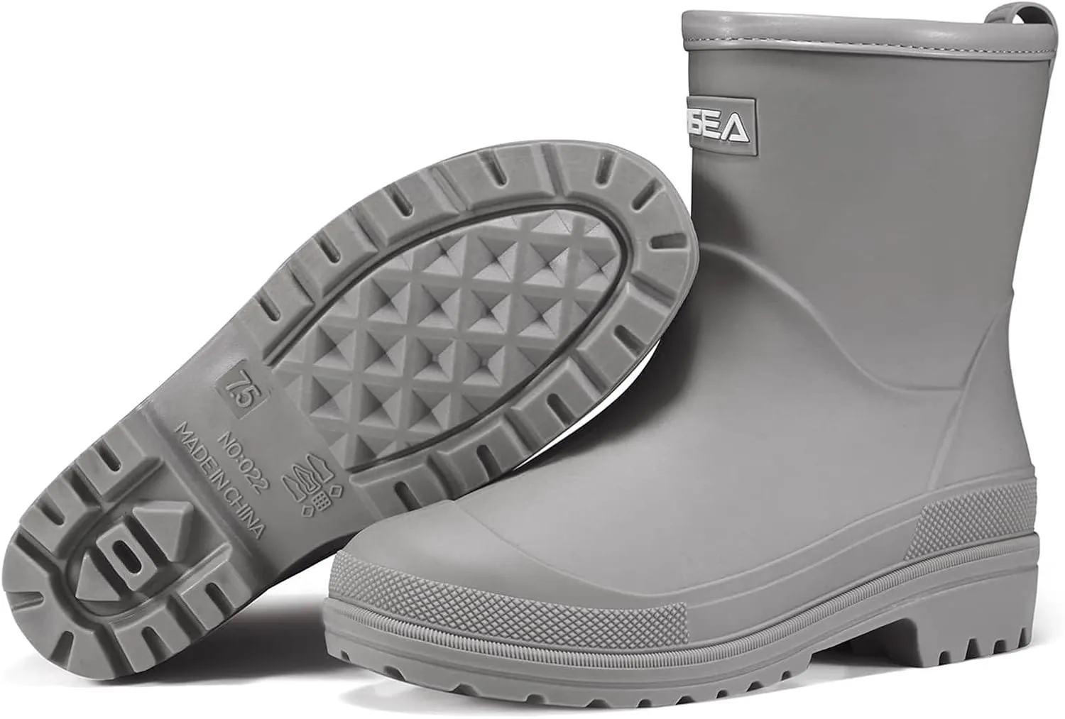 HISEA Women's Rubber Rain Boots Waterproof Short Chelsea Boots for Garden Outdoor