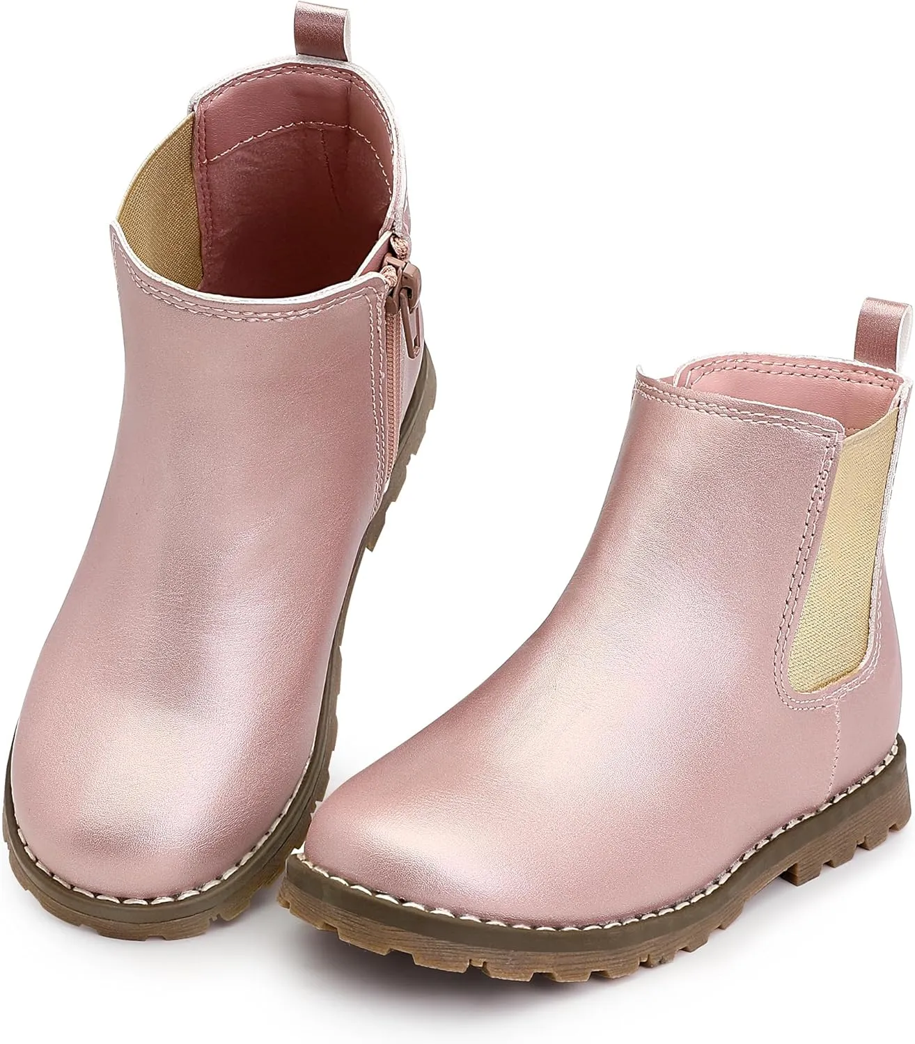 HOMEHOT Girls Ankle Boots Kids Dress Short Boots Low Heel (toddler,littile kids)