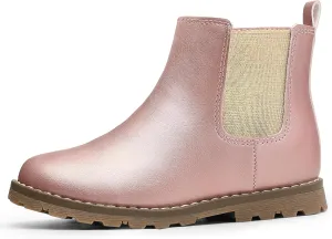HOMEHOT Girls Ankle Boots Kids Dress Short Boots Low Heel (toddler,littile kids)