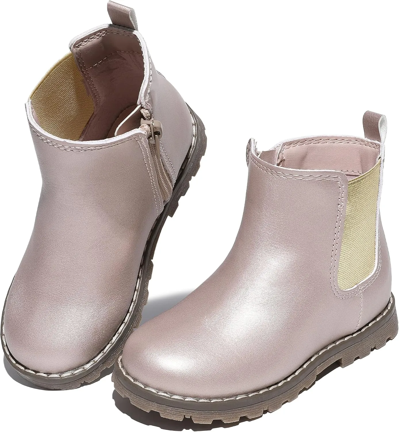 HOMEHOT Girls Ankle Boots Kids Dress Short Boots Low Heel (toddler,littile kids)