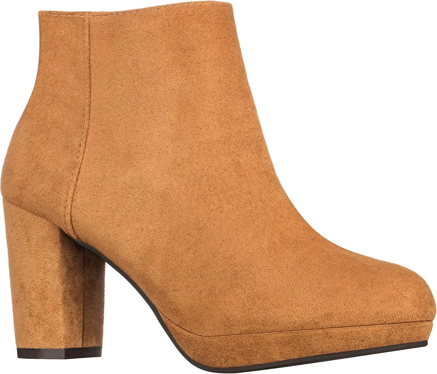ILLUDE Women’s Ankle Bootie Side Zip Comfortable Block Heel Chunky Platform Ankle Boots