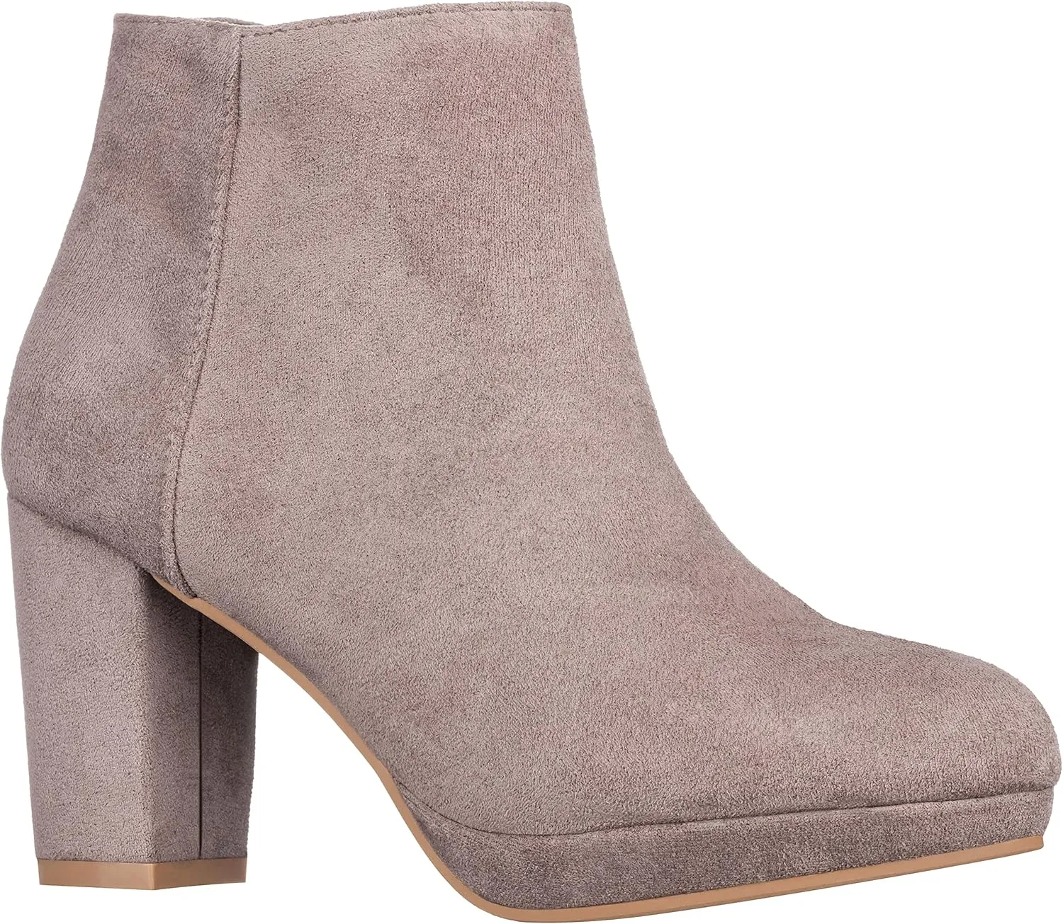 ILLUDE Women’s Ankle Bootie Side Zip Comfortable Block Heel Chunky Platform Ankle Boots