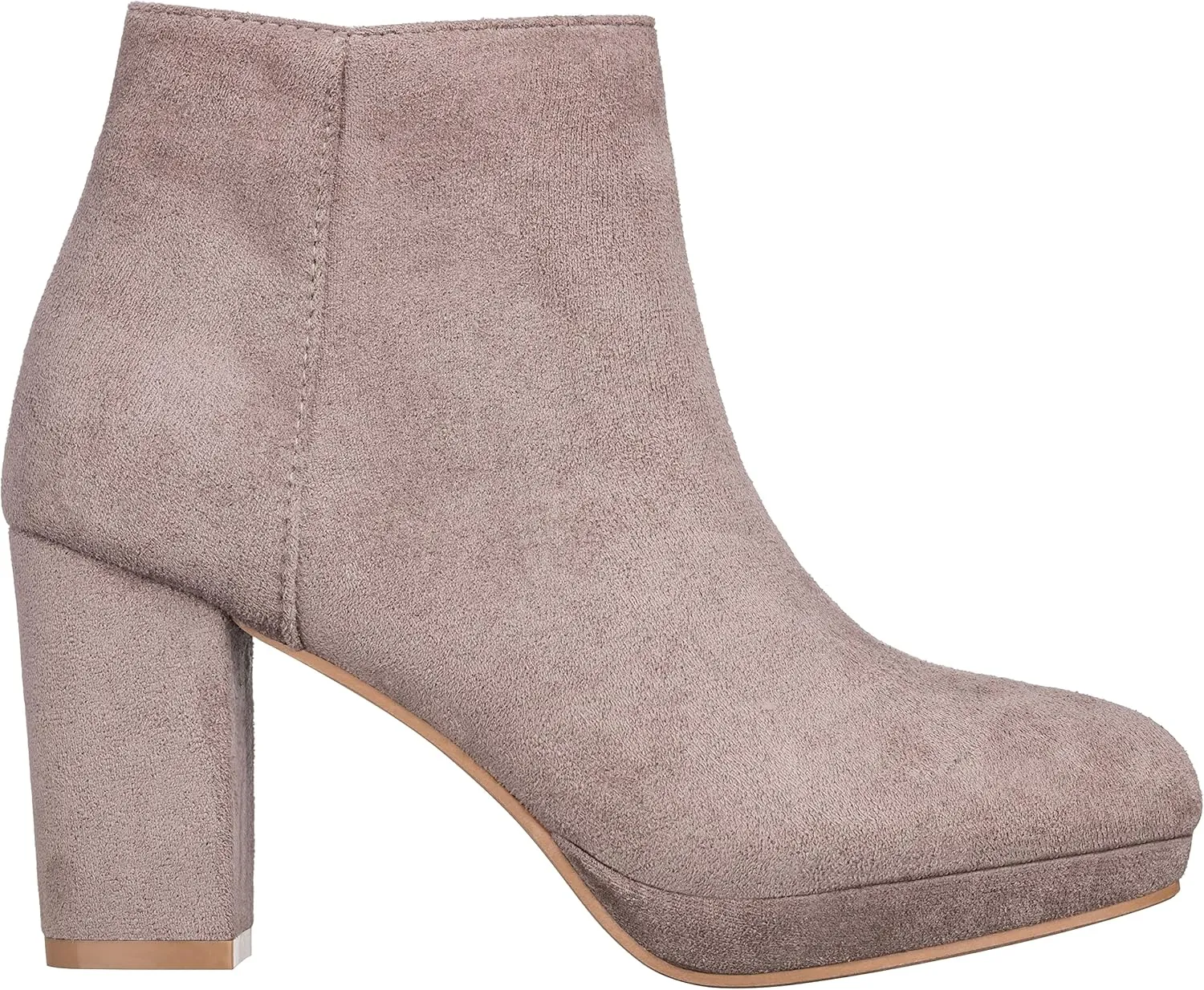ILLUDE Women’s Ankle Bootie Side Zip Comfortable Block Heel Chunky Platform Ankle Boots