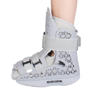 Inflatable Walking Boots Walkers Achilles Tendon Boots Short Breathable Foot Ankle Orthotic Brace for Improved Walking Gait, Pain Relief And Stress Relief,L