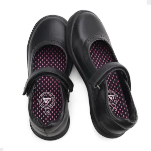 JABASIC Girls Mary Jane Flats School Uniform Dress Shoes