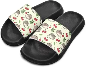 Jeiento Unisex Children Sandals Thick Sole Comfort Footed Casual Slide Open Toe Flat Sandals for Beach,Pool,Bathroom