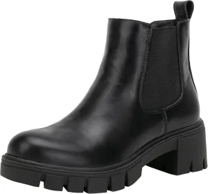 Jeossy Womens 9606 Chelsea Ankle Boots, Platform Chunky Low Heel Slip on Booties, Lug Sole Fashion Short Boots
