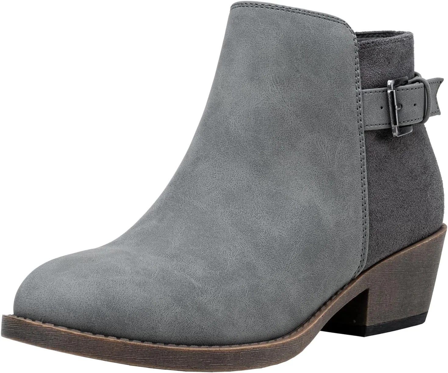 Jeossy Women’s Ankle Short Boots Western Chunky Low Heel Cowboy 9617 Booties with Zipper