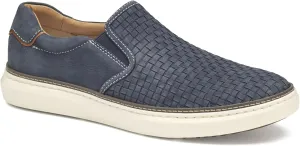 Johnston & Murphy Men’s McGuffey 2 Woven Slip-On Shoes for Men, Men’s Fashion Dress Sneakers, Casual Leather Shoes for Men