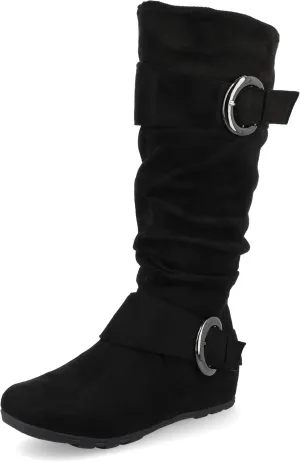 Journee Women's Extra Wide Calf Jester-01 Boots
