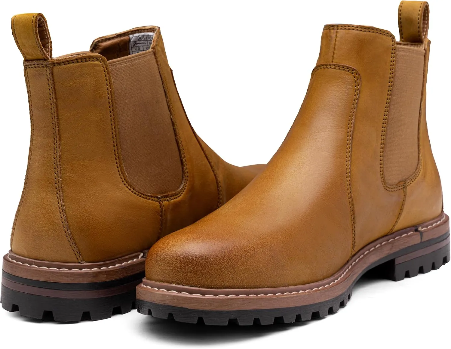 Jousen Chelsea Boots Men Lightweight Mens Boots Classic Slip On Boots Casual Boots for Men