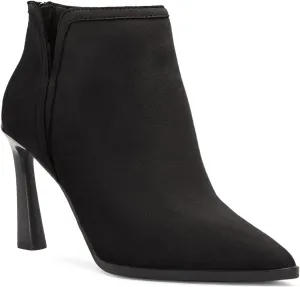 Juliet Holy Womens High Heel Booties Pointed Toe V Cut Back Zipper Short Dress Ankle Boots