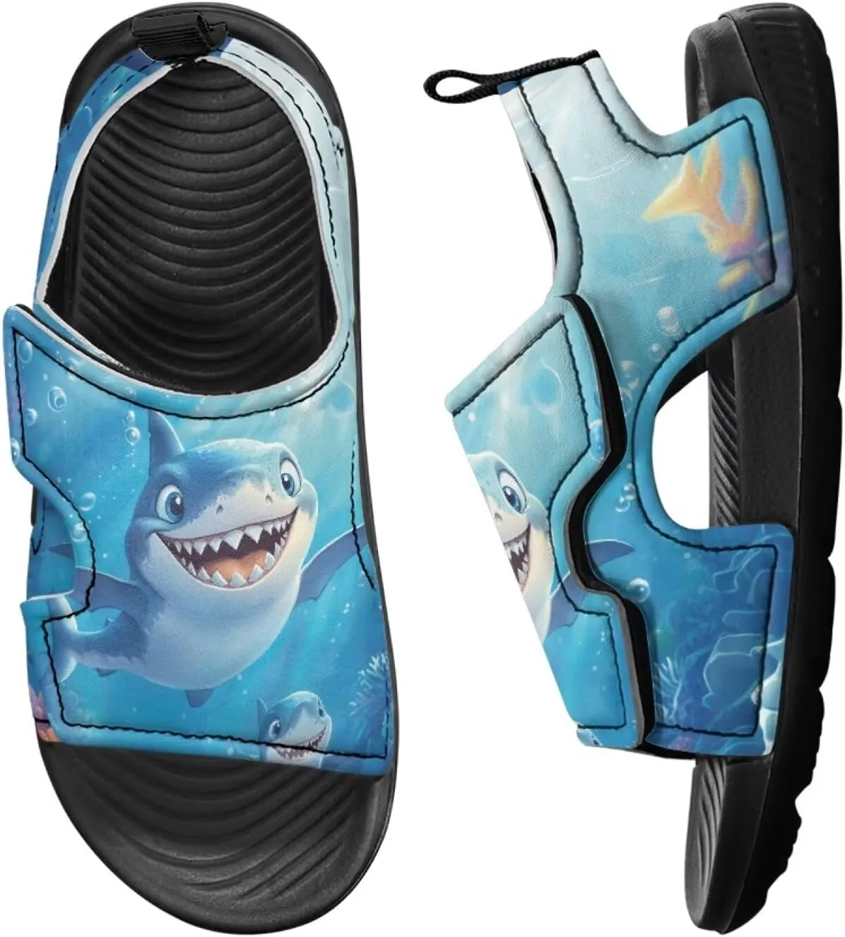 Kids Sandals Ocean Series Summer Kids Shoes Open Toe Sport Outdoor Athletic Sandals Quick Dry Water Shoes
