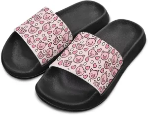 Kids Slides Boys Girls Shower Slippers Slip on Slide Sandals Non-slip Summer Beach Pool Shoes