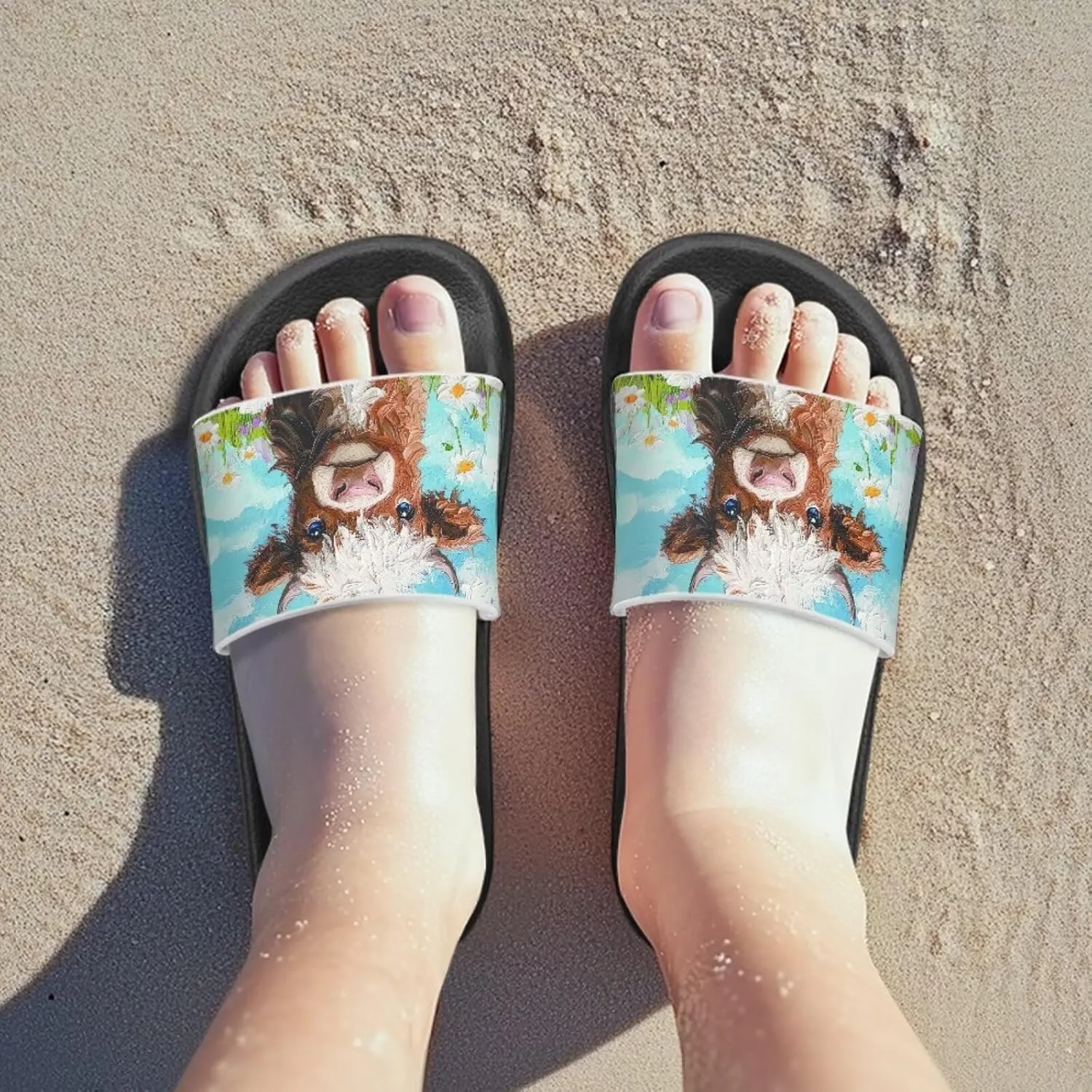 Kids Slides Boys Shower Slippers Slip Anti-Skid Home Bath Slippers Non-slip Cute Summer Beach Pool Shoes Toddler