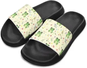 Kids Slides Boys Shower Slippers Slip Anti-Skid Home Bath Slippers Non-slip Cute Summer Beach Pool Shoes Toddler