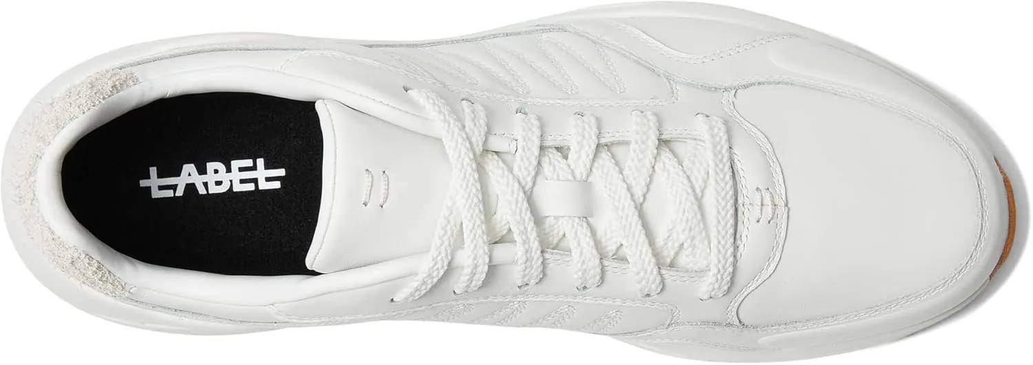 LABEL™ Go-to Low Lace-up Men's Sneakers – Soft Suede & Leather – Memory Foam Lining – Removable Footbed