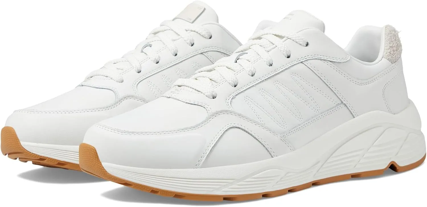 LABEL™ Go-to Low Lace-up Men's Sneakers – Soft Suede & Leather – Memory Foam Lining – Removable Footbed