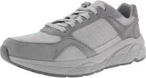 LABEL™ Go-to Low Lace-up Men's Sneakers – Soft Suede & Leather – Memory Foam Lining – Removable Footbed