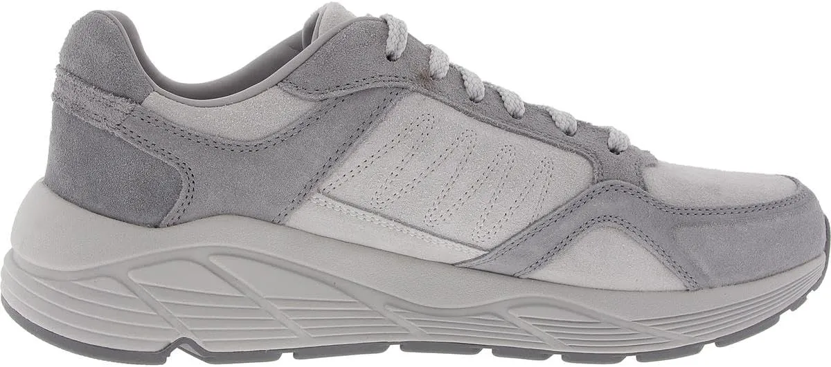 LABEL™ Go-to Low Lace-up Men's Sneakers – Soft Suede & Leather – Memory Foam Lining – Removable Footbed