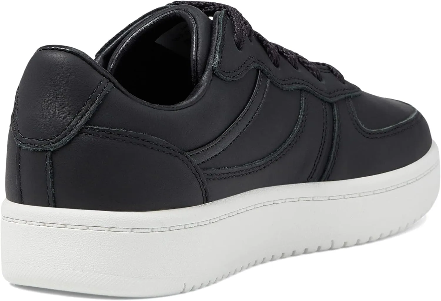 LABEL™ Go-to Low Lace-up Women's Sneakers – Leather & Textile Construction – Round Toe – Flat Silhouette