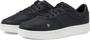 LABEL™ Go-to Low Lace-up Women's Sneakers – Leather & Textile Construction – Round Toe – Flat Silhouette