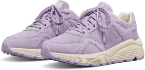LABEL™ Go-to Low Lace-up Women's Sneakers – Suede & Leather Fabric – EVA Footbed – Lace Over Tongue Closure