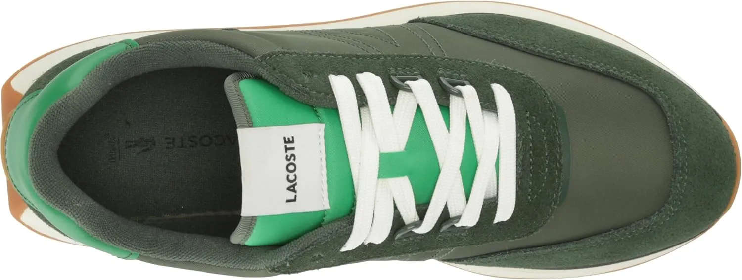 Lacoste Men's L Spin Leather and Textile Sneaker