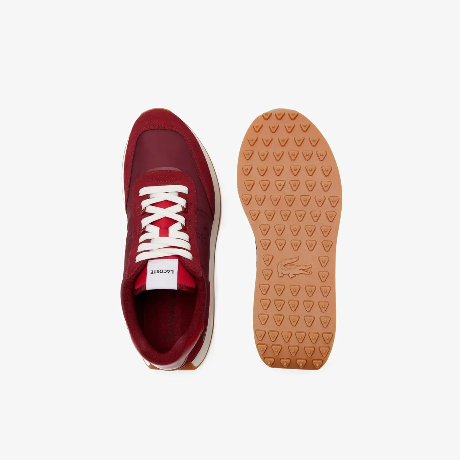 Lacoste Men's L Spin Leather and Textile Sneaker
