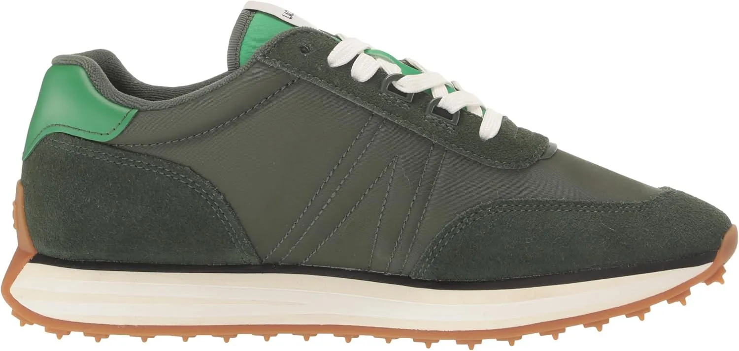 Lacoste Men's L Spin Leather and Textile Sneaker