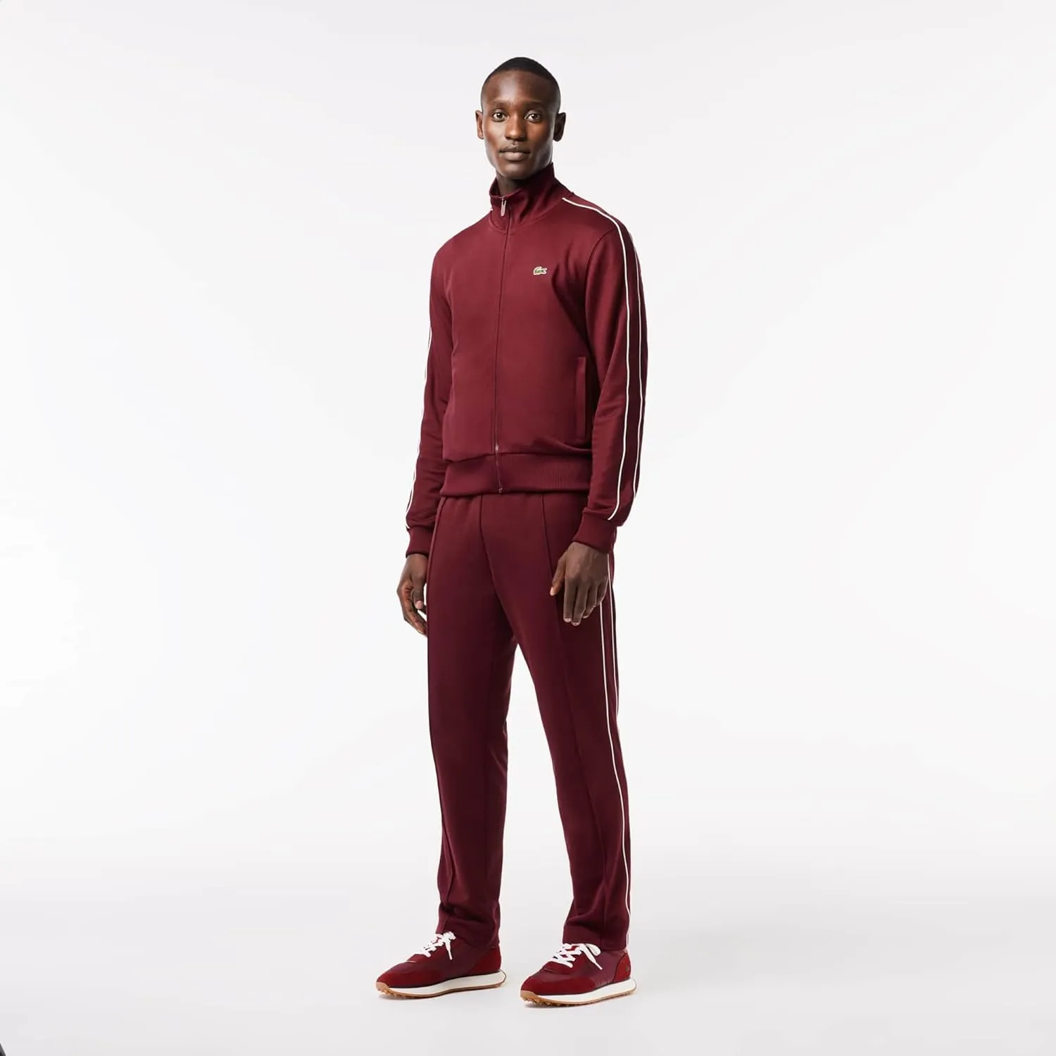 Lacoste Men's L Spin Leather and Textile Sneaker