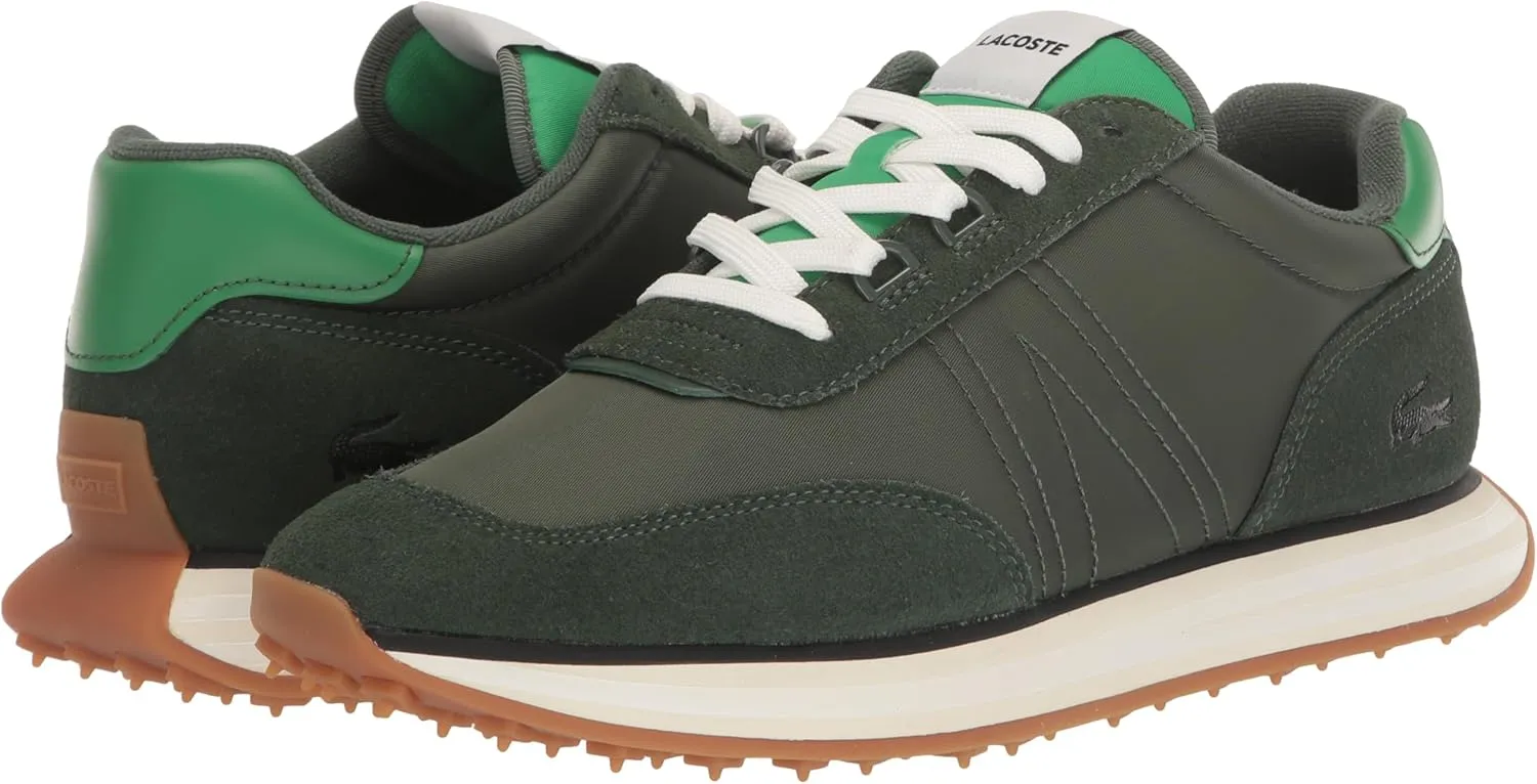 Lacoste Men's L Spin Leather and Textile Sneaker