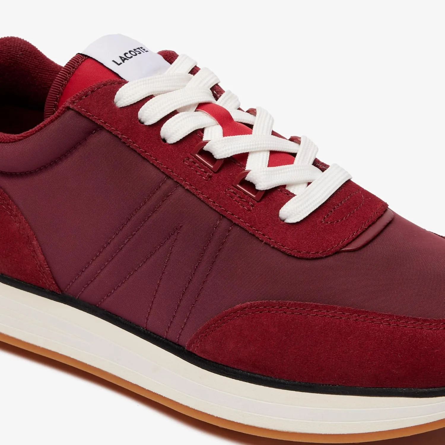 Lacoste Men's L Spin Leather and Textile Sneaker