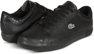 Lacoste Men's Powercourt 2.0 Leather Heel Pop Sneaker