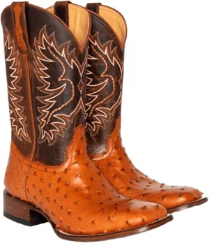 Ladmiple Cowboy Boots For Women Mid Calf Wide Width Wide Calf Mid Heel Retro Fashion Embroidery Knee High Cowgirl Boots