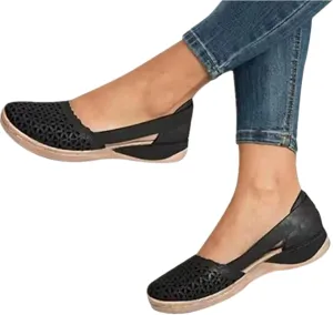 Ladmiple Sneakers For Women Slip On Low Top Comfort Walking Shoes Dressy Casual Summer Fashion Non Slip Flats Loafers