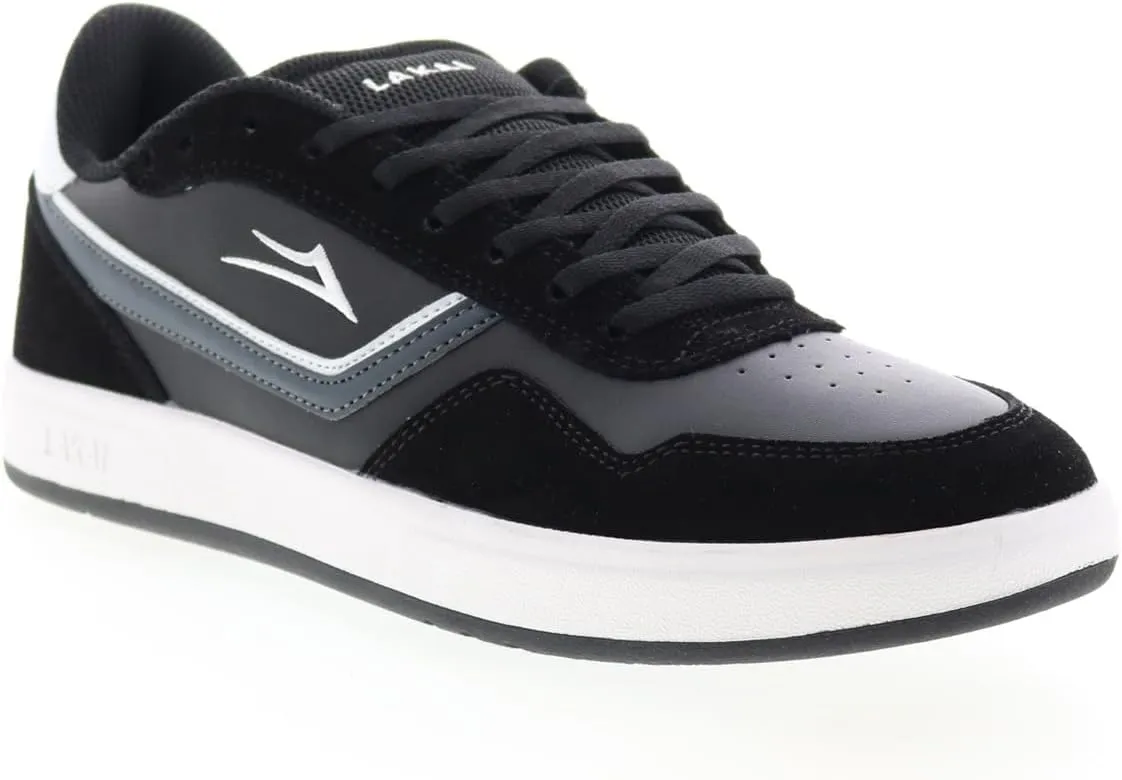 Lakai Men's Terrace Skateboarding Shoe - Black Suede, 10 US