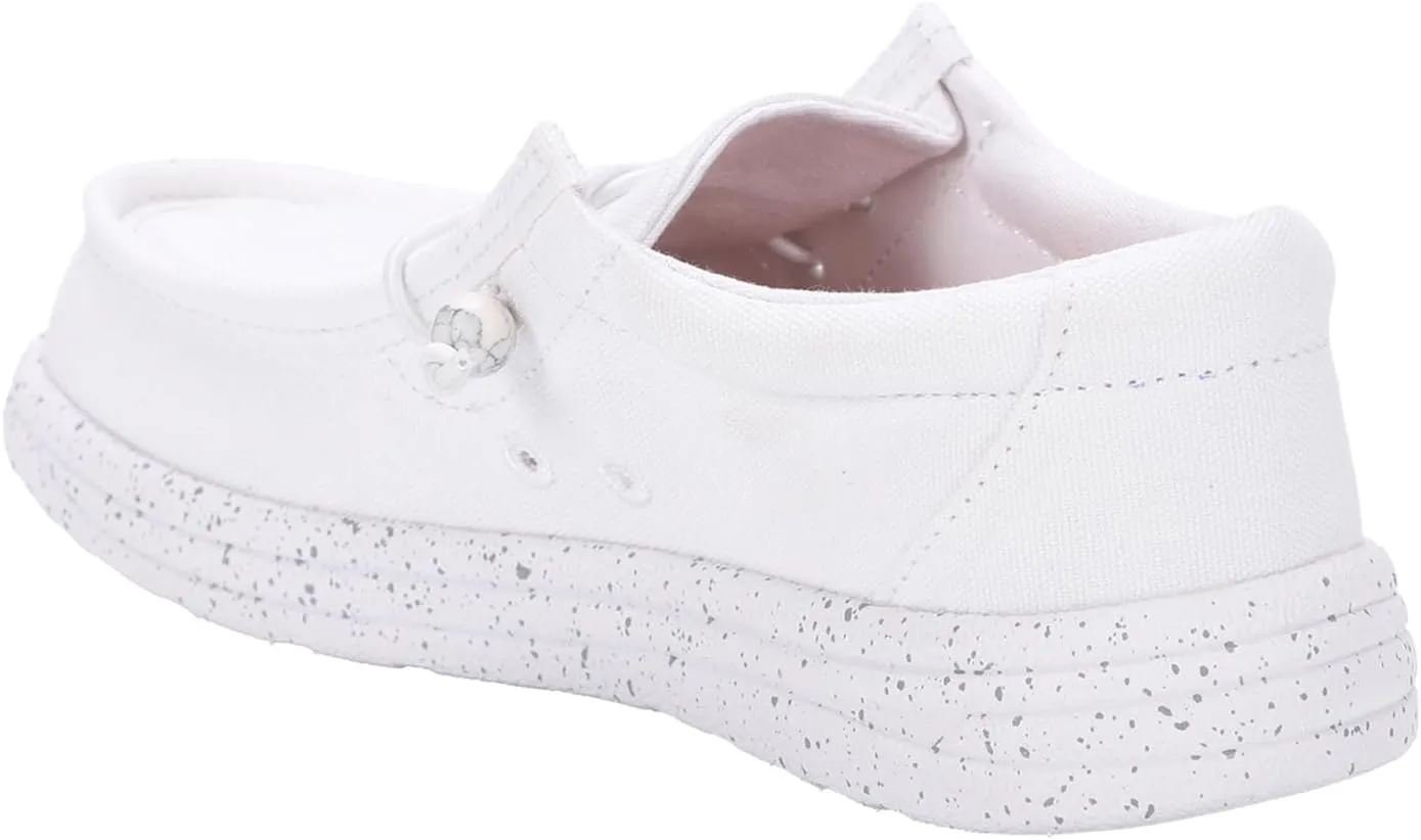 Lamo Women's Paula Lightweight Water-Resistant Canvas Slip-On Casual Shoes with Hyper-Cushion Footbed