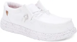 Lamo Women's Paula Lightweight Water-Resistant Canvas Slip-On Casual Shoes with Hyper-Cushion Footbed