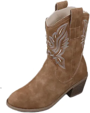 Lausiuoe Boots For Women Ankle Booties Dressy Western Shoes Casual Flat Comfortable Fashion Retro Classic Short Booties