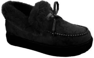 Lausiuoe Boots For Women Ankle Booties Winter Slip On Comfortable Snow Fuzzy Boots Fashion Casual Walking Shoes Loafers