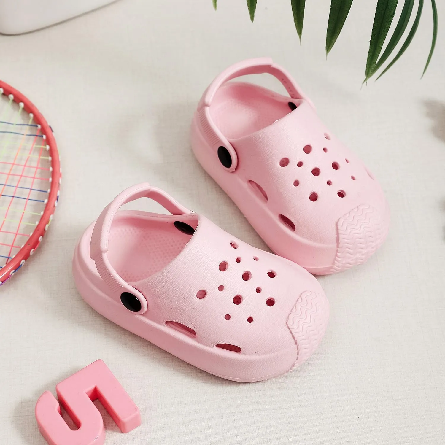 Little Kids Clogs Toddler Girls Boys Sandals Cute Garden Clogs Water Shoes Slip on Beach Pool Slides Slippers