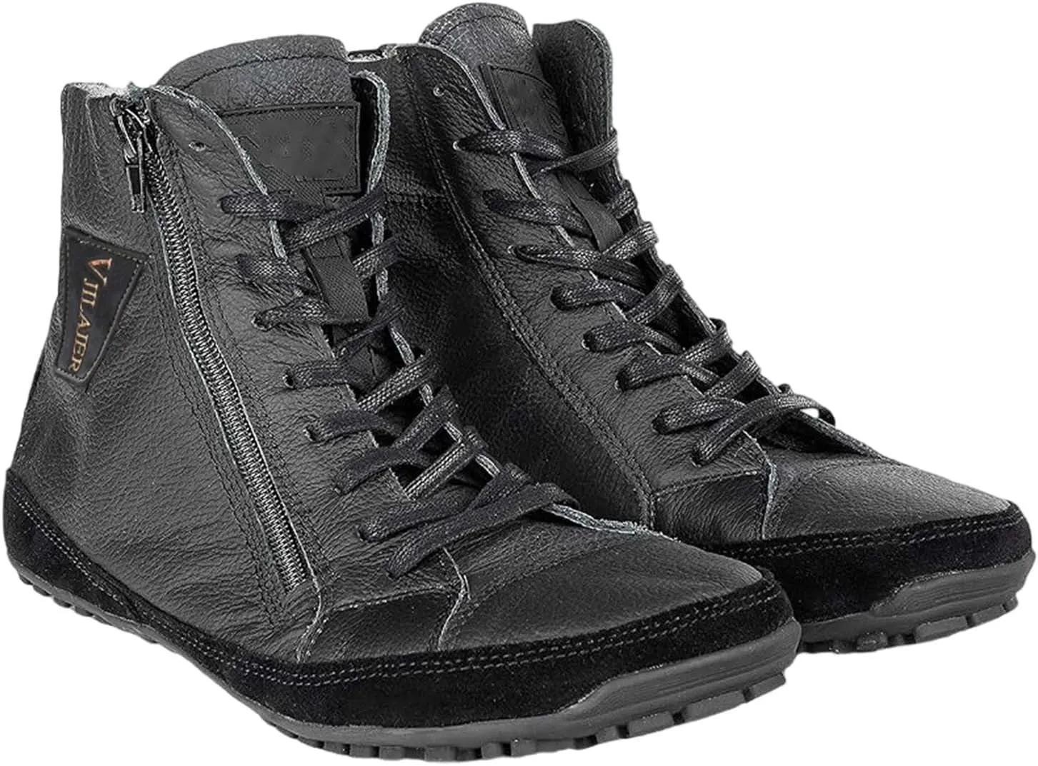 Magic Shoes Alaskan Mens, Barefoot Winter Boots Women, Non-Slip Hiking Footwear With Fleece Lined, Comfort Warm Work Boots Grounded Shoes Zero Drop Booties for Walking Fishing Trekking