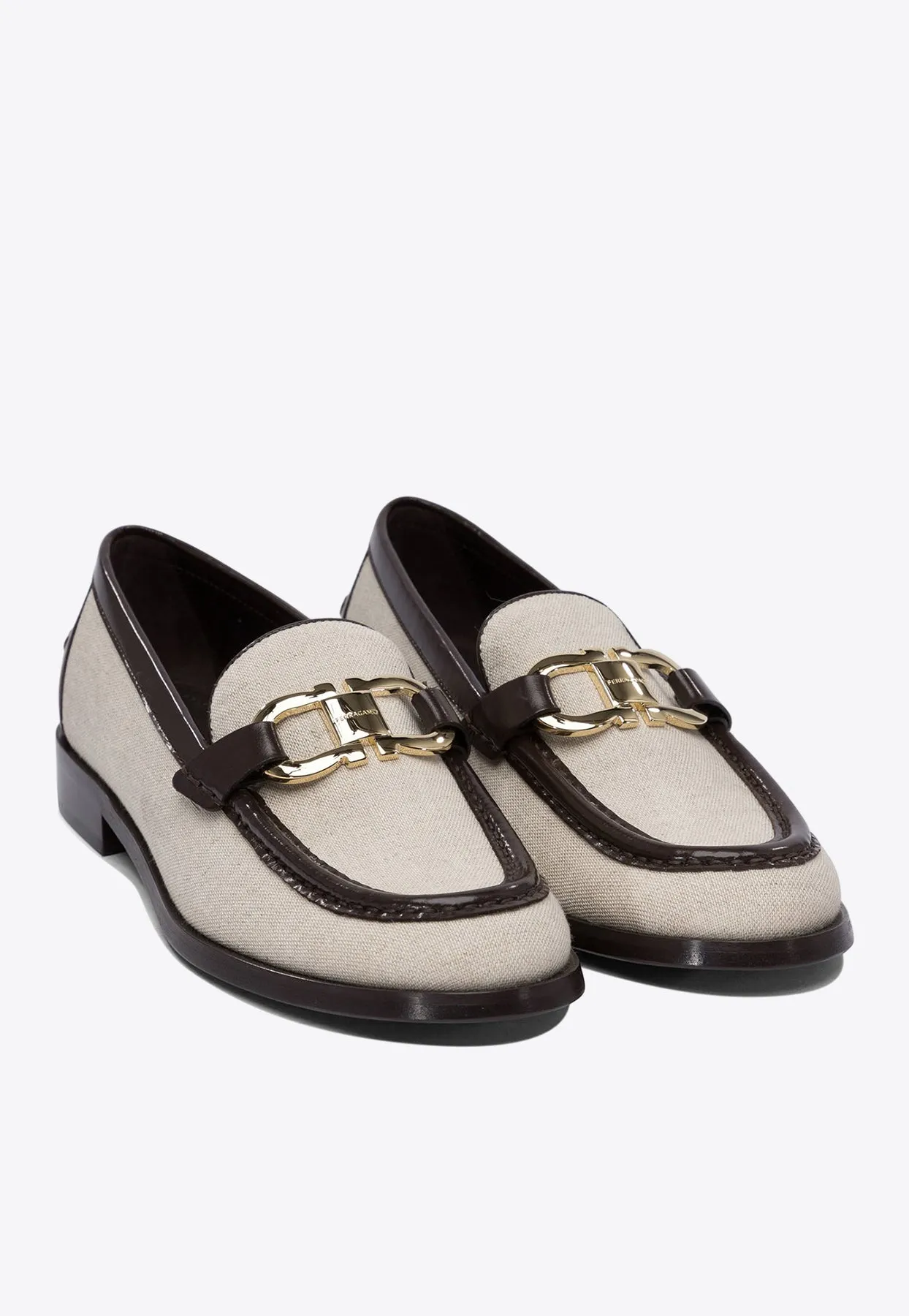 Maryan Leather-Paneled Loafers