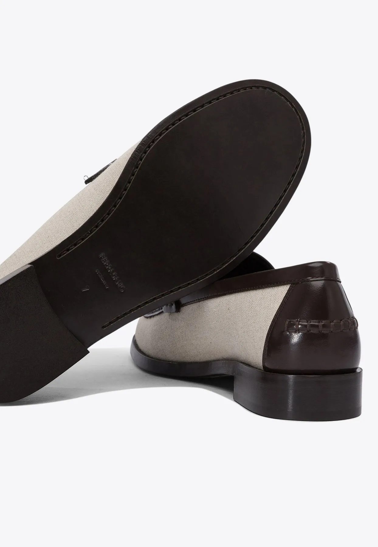 Maryan Leather-Paneled Loafers